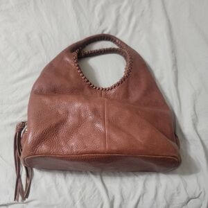 Banana Republic Tan Leather Hobo Bag